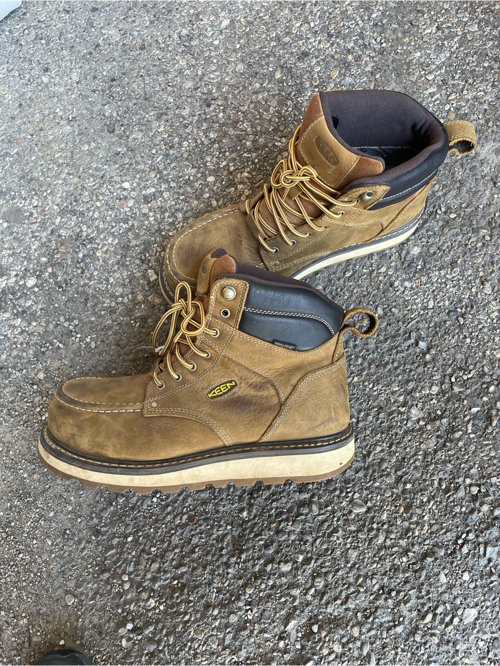 Keen Men's  Waterproof Boot (steel Toe) Work Boot Size 12 EE
